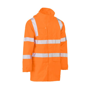 Bisley Taped Hi Vis Vic Rail Wet Weather Jacket BJ6964T