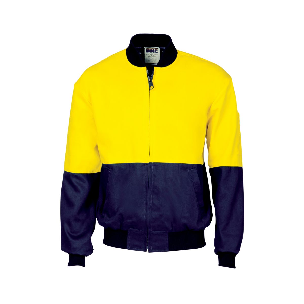 DNC HiVis 2 Tone Cotton Day Bomber Jacket 3757