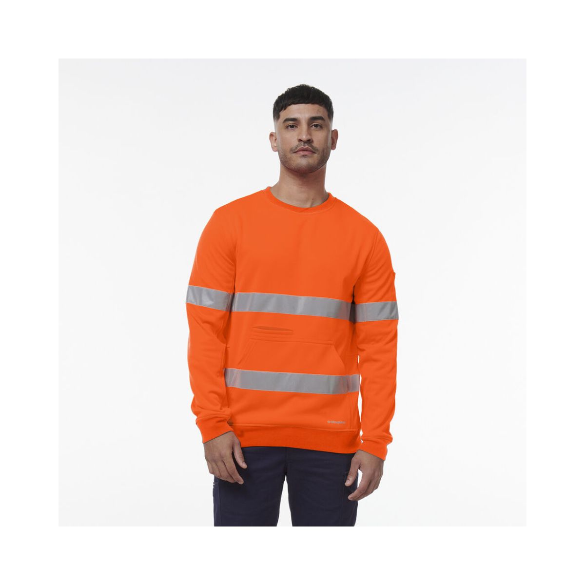 KingGee Reflective Crew Neck Fleece K55059