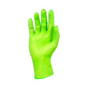 TGC® Neon Green Nitrile Disposable Gloves 160040 (Box Of 100)