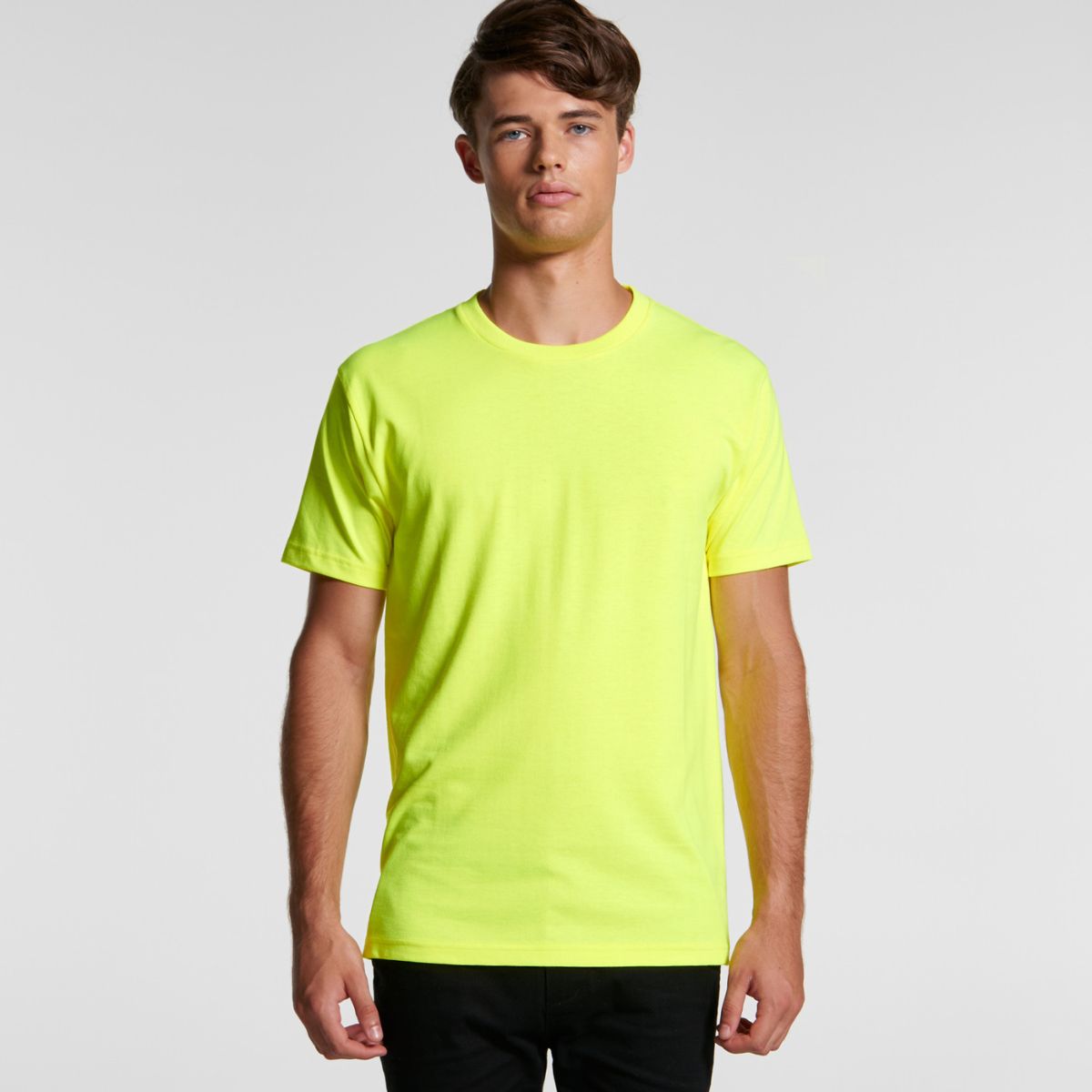 ascolour Men's Block Short Sleeve Safety Colour Tee 5050F