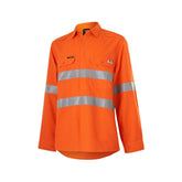 KingGee Women’s Shieldtec Lenzing Fr Hi-vis Open Front Taped Shirt K84003