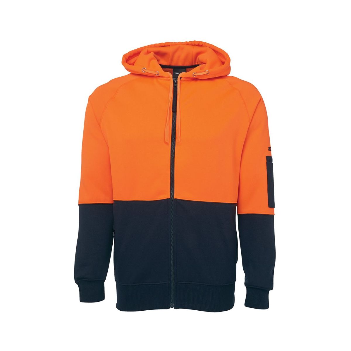 JB's Hi Vis Full Zip Fleecy Hoodie 6HVH