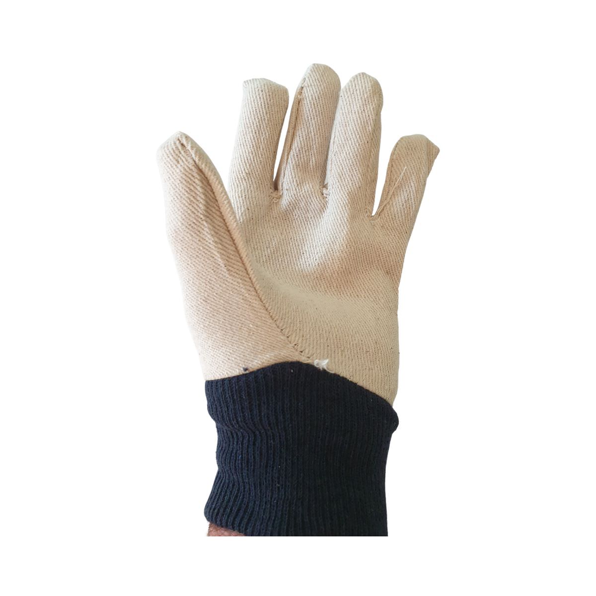 SafeRite® Cotton Drill Glove - Size Small/Medium SR747W-LOC (Pack of 12)