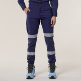 Hard Yakka Women's Raptor Cuff Pant With Segmented Tape Y08411