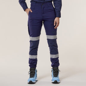 Hard Yakka Women's Raptor Cuff Pant With Segmented Tape Y08411
