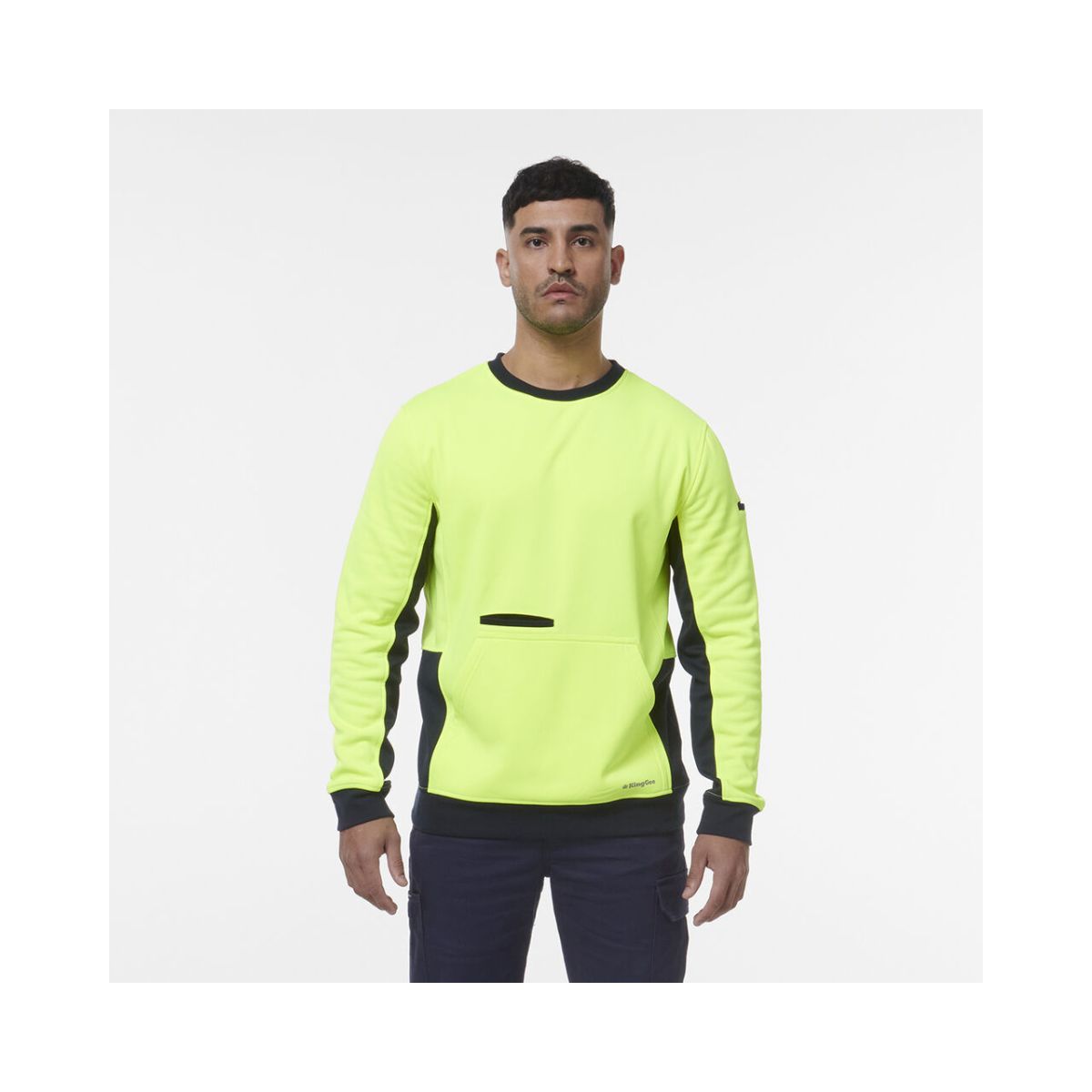 KingGee Hi Vis Crew Neck Fleece K55062