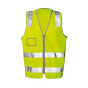 Colbest Hi Visibility Zipup Safety Vest with Tape 2ZVYT