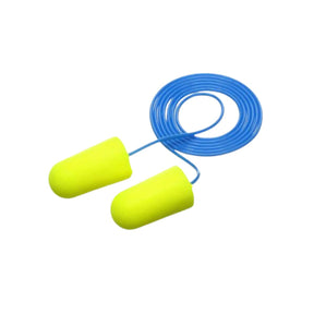 3M™ E-A-Rsoft™ Yellow Neons™ Large Corded, Poly Bag 311-1251 - 23dB (Class 4) (Box of 200 Pairs)