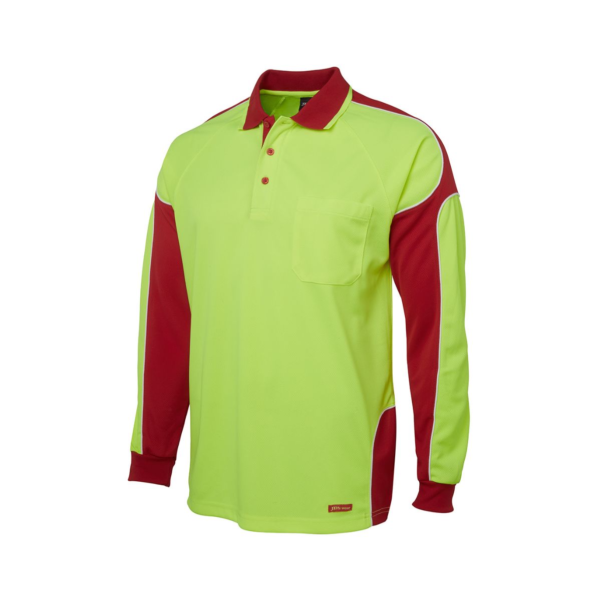 JB's Hi Vis L/S Arm Panel Polo 6AP4L