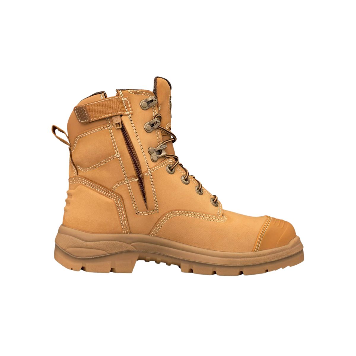 Oliver AT55 Series 150mm Wheat Zip Sided Safety Boot 55332Z