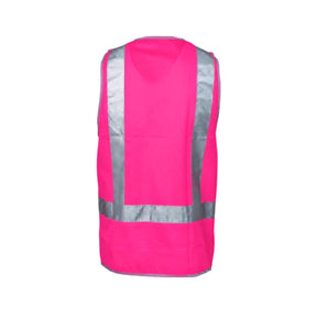 DNC Hi Vis Day/Night Safety Vest H-Pattern Taped 3804