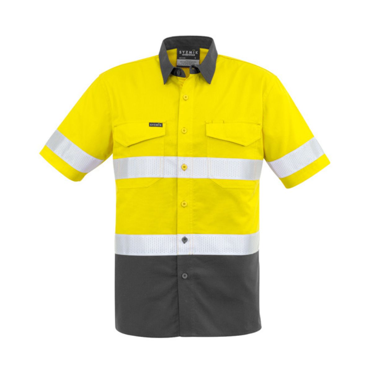 Syzmik Rugged Cooling HI Vis Taped Short Sleeve Shirt ZW835