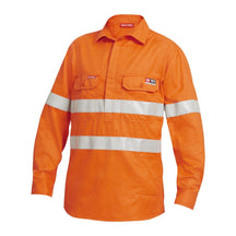 KingGee Shieldtec FR Hi Vis Closed Front Taped Shirt Y04150