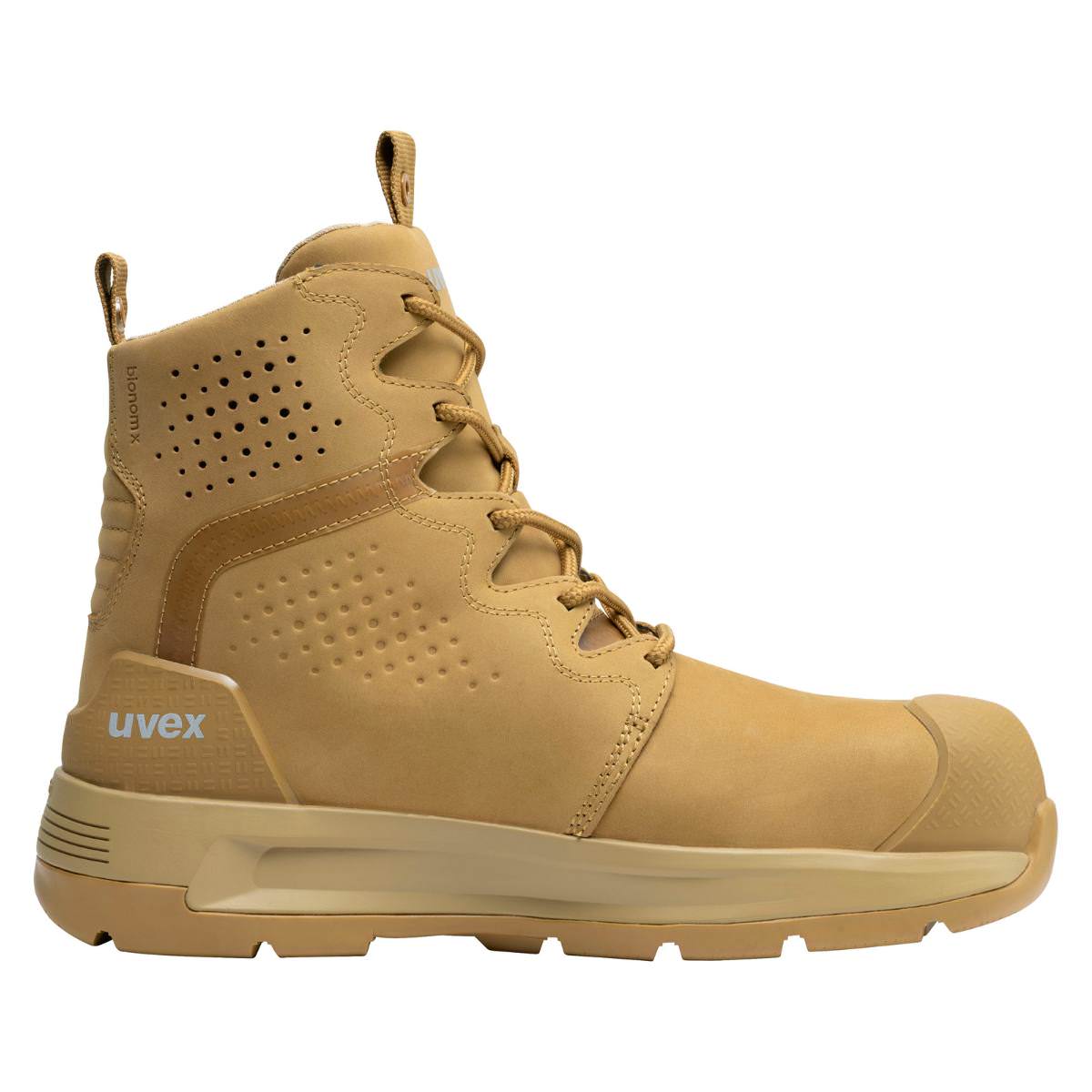 uvex 3 X-Flow Tan Work Boot Wheat 65418