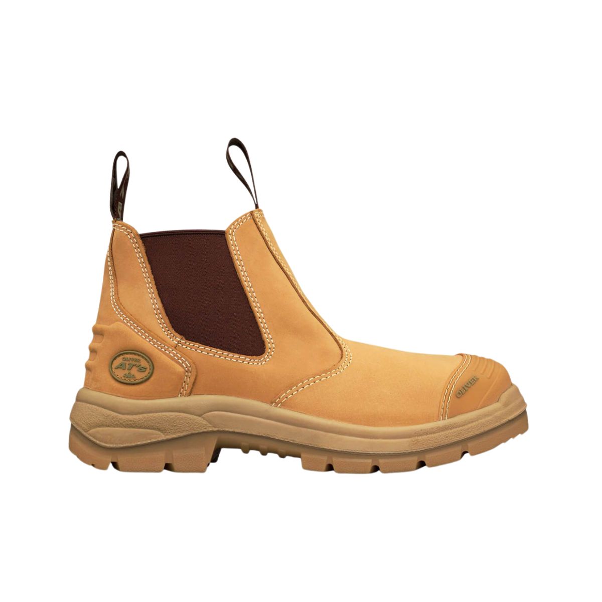 Oliver AT55 Series Wheat Elastic Sided Slip On Safety Boot 55322
