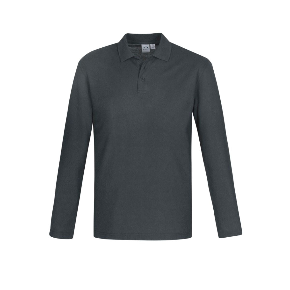 Biz Corporates Men's Crew Long Sleeve Polo Shirt P400ML