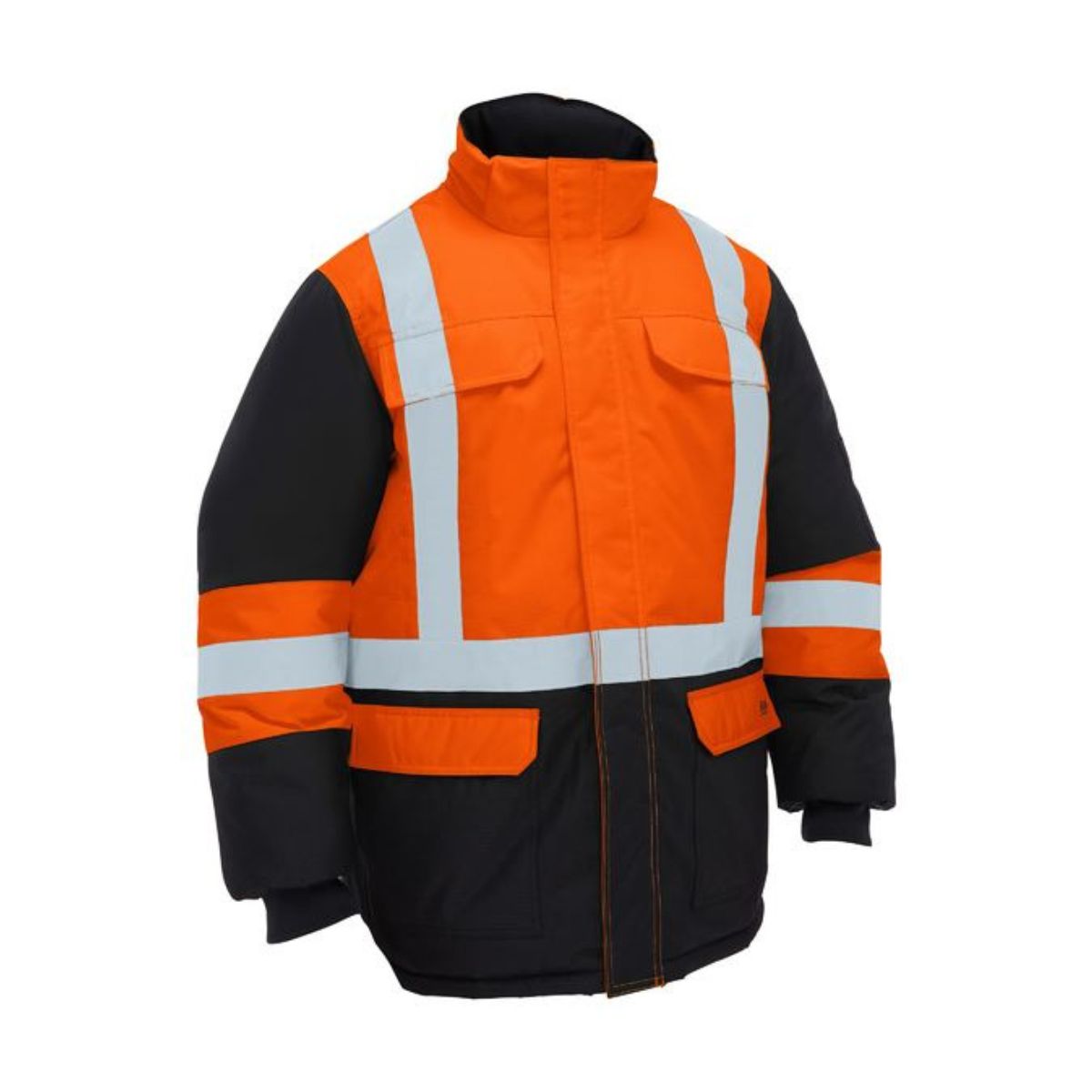 Bisley H Taped Hi Vis Freezer Hooded Jacket BJ6454HT