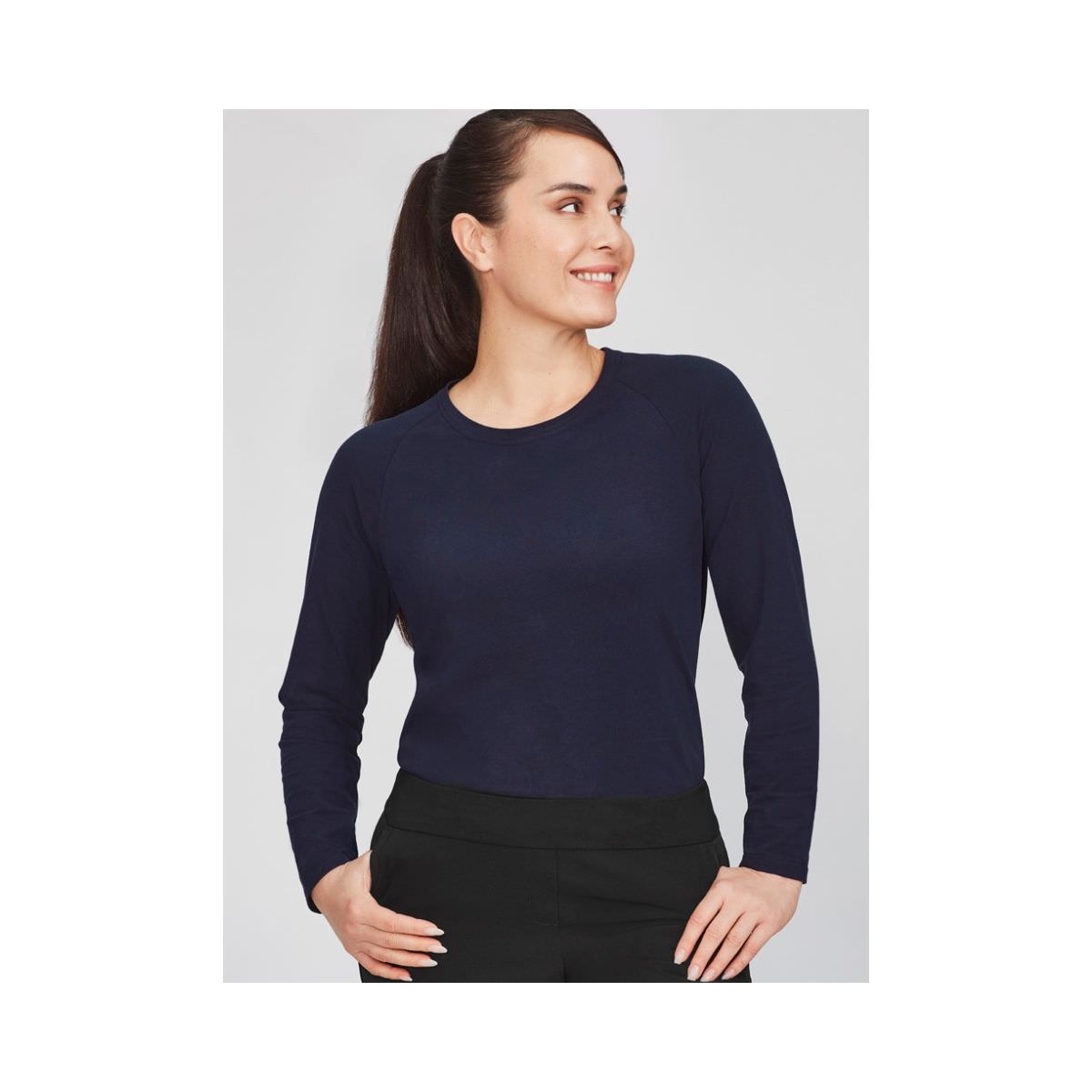 Biz Care Women's Performance Long Sleeve Tee CT247LL