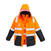 Syzmik Men's Hi Vis 4 In 1 Waterproof Jacket ZJ532