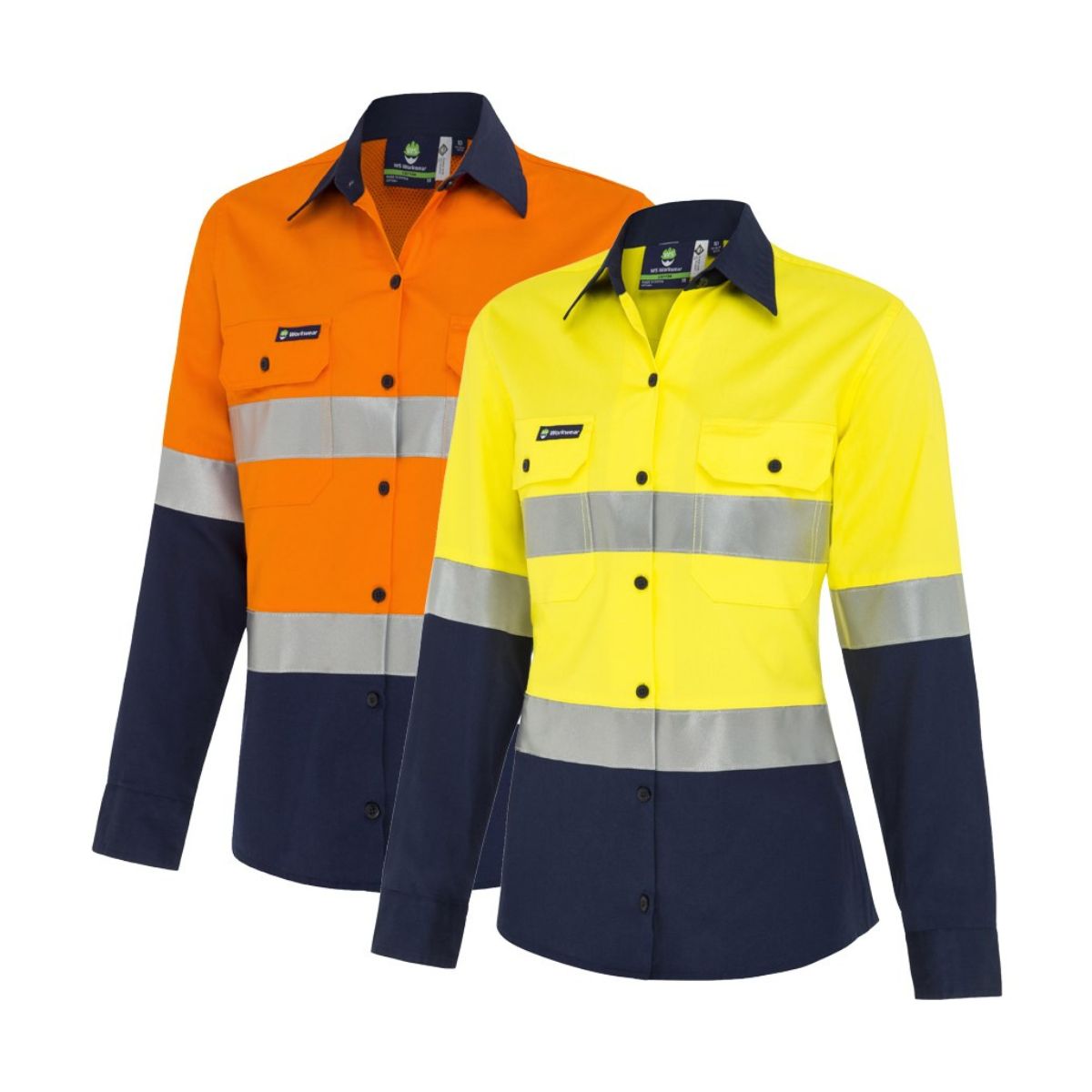 Women's Koolflow Hi-Vis Button-Up Shirt with Reflective Tape LW9186498