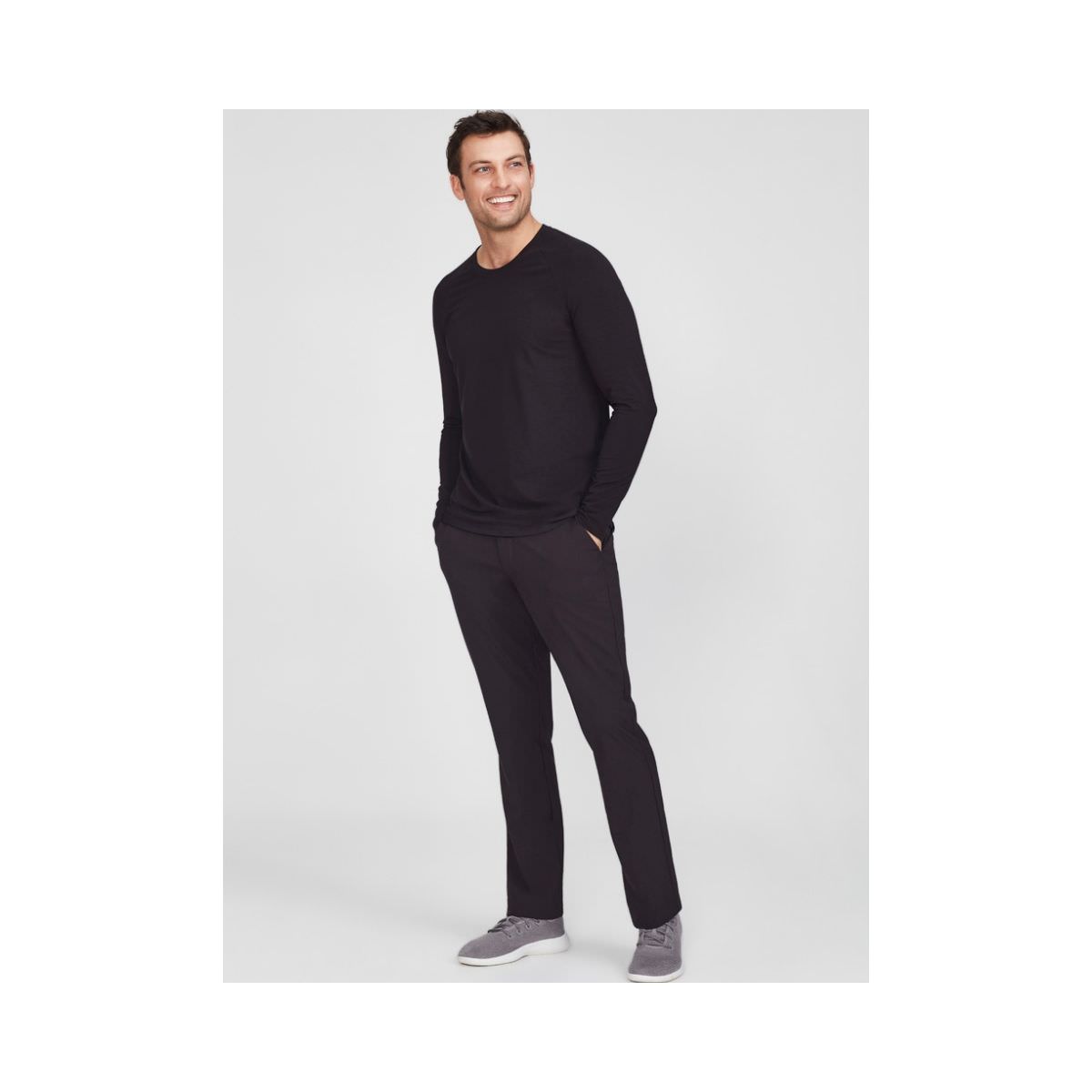 Biz Care Men's Performance Long Sleeve Tee CT247ML