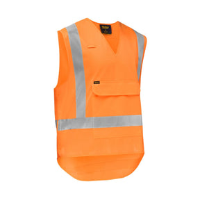 Bisley X Taped Hi Vis Detachable Safety Vest BV0440XT