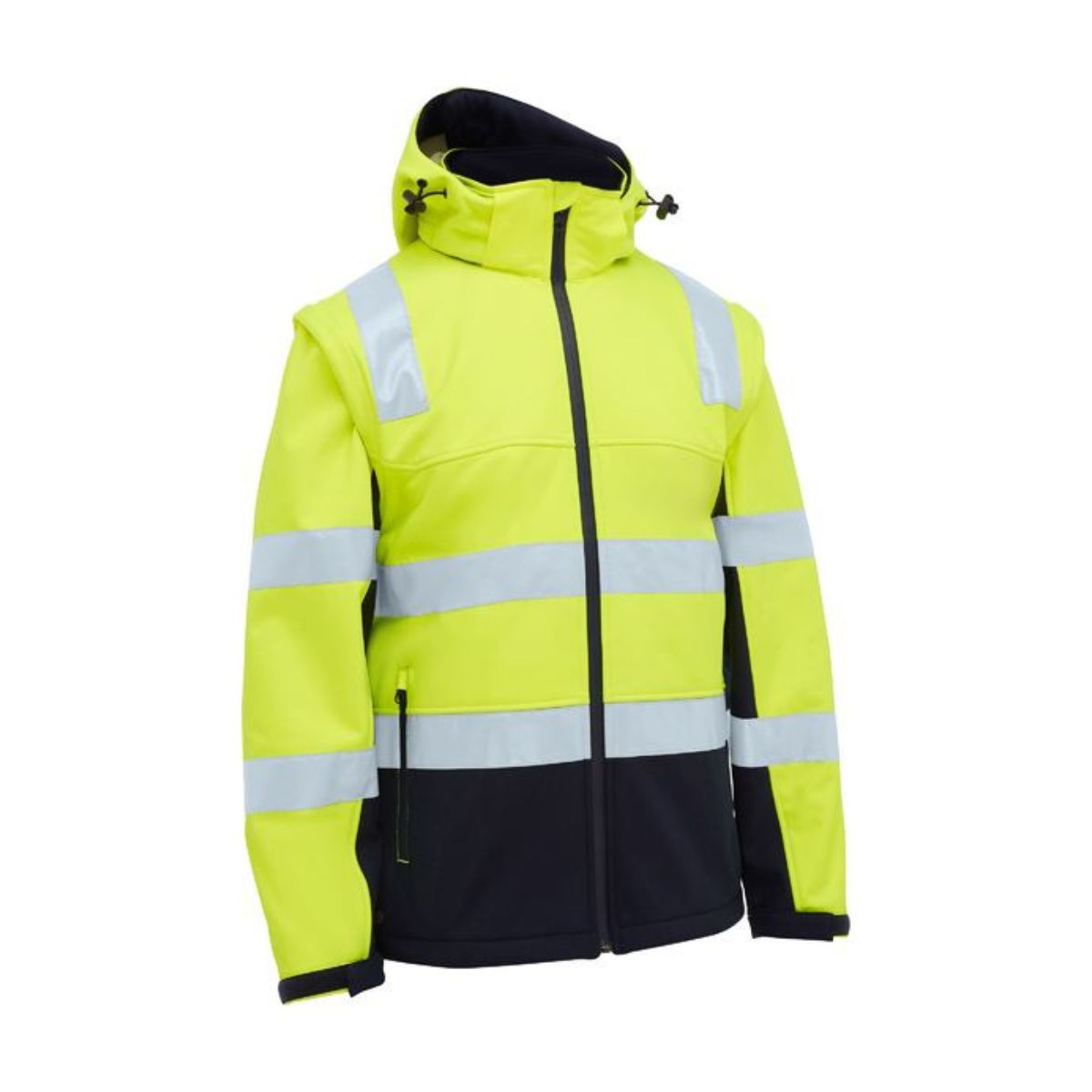 Bisley Taped Two Tone Hi Vis 3 in 1 Soft Shell Jacket BJ6078T