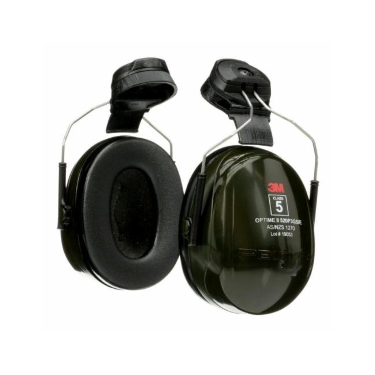 3M™ PELTOR™ Optime™ II Helmet Attach Earmuff, 29dB (Class 5) H520P3GS/E (Each)