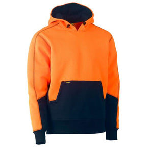 Bisley Hi Vis Fleece Hoodie Pullover BK6619