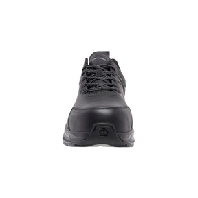 KingGee HyperTec Sport Style Leather Safety Work Shoes - Black K26495