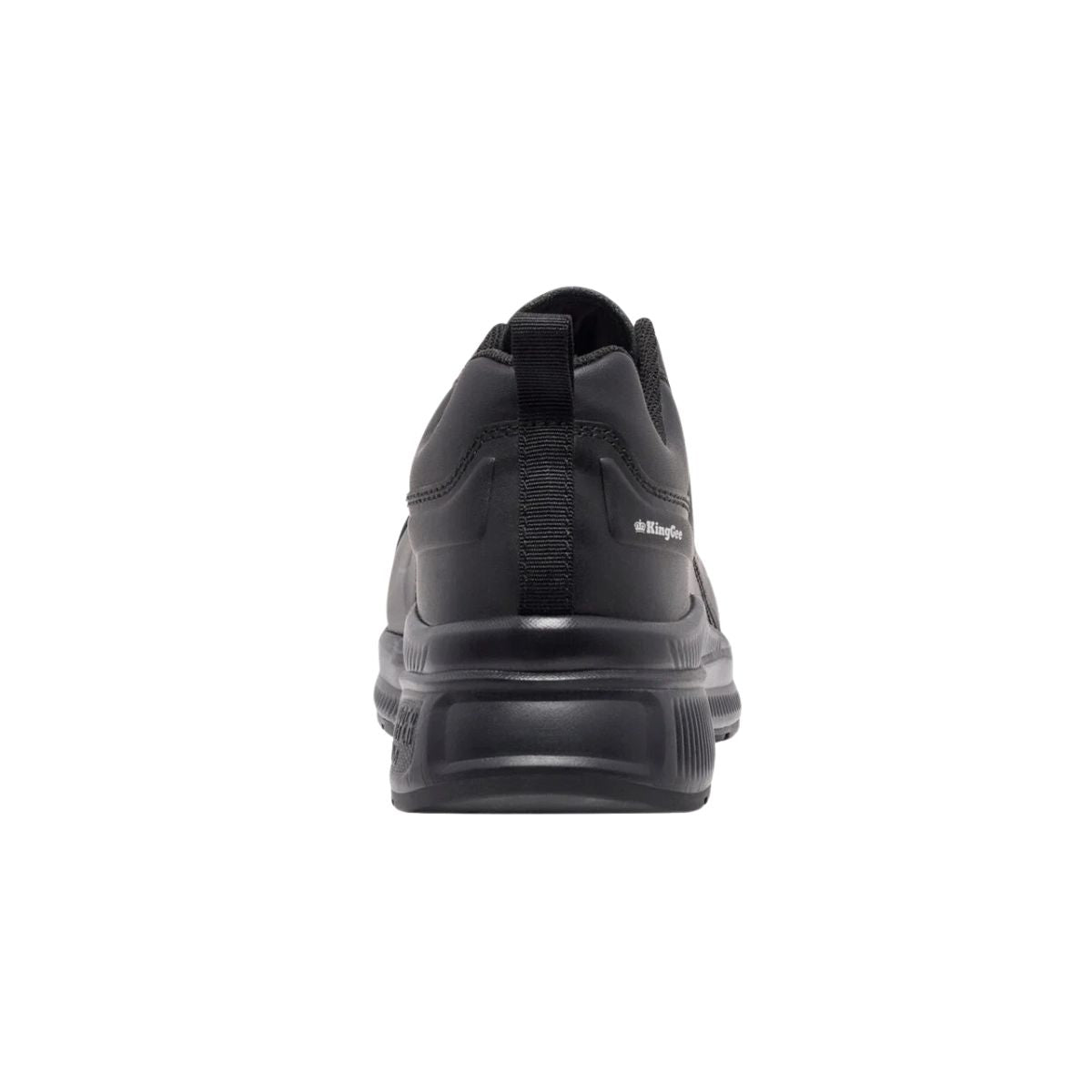 KingGee HyperTec Sport Style Leather Safety Work Shoes - Black K26495