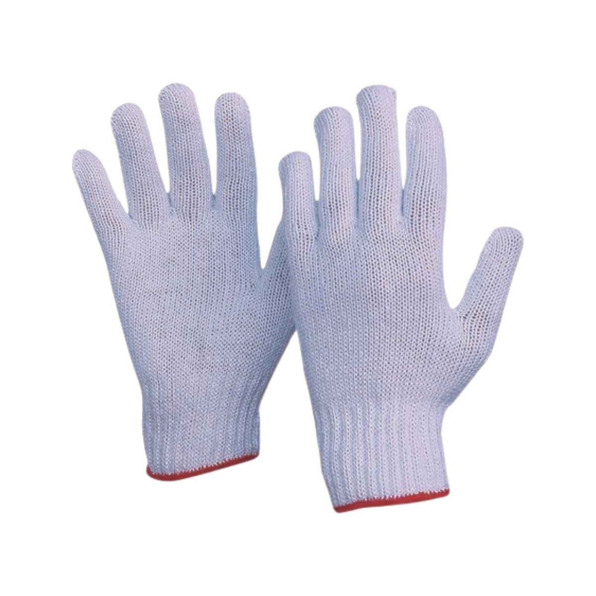 Knitted Interlock Poly/Cotton Liner Gloves Ladies Size Medium - (Pack of 12)