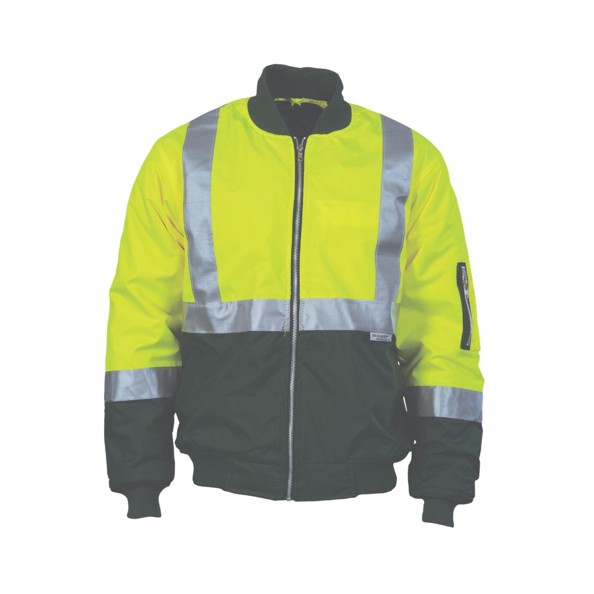 DNC Hi Vis Two Tone Flying Jacket with 3M Reflective Tape 3862