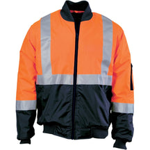 DNC HiVis 2 Tone Bomber Jacket With CSR Reflective Tape 3762