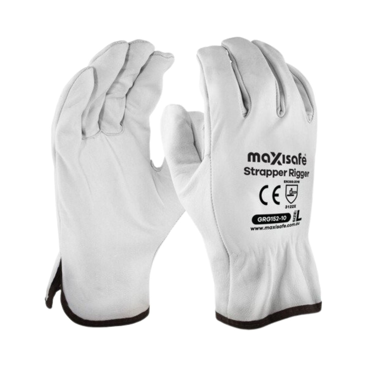 Maxisafe Strapper Full Grain Rigger Gloves (Pack of 12)