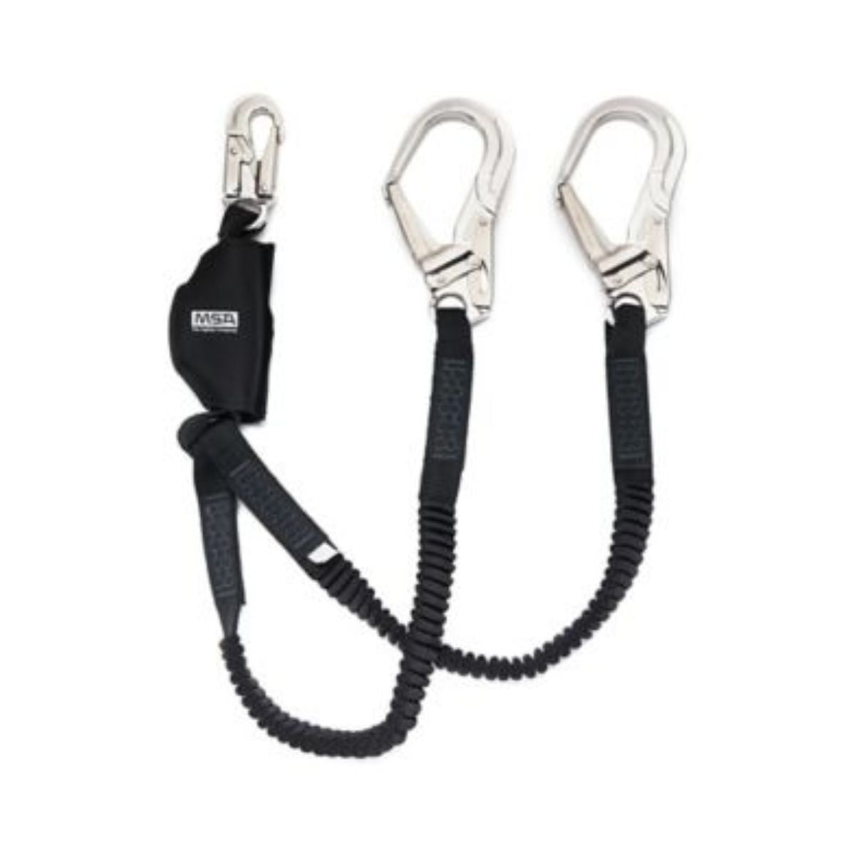 MSA V-SERIES Energy Absorbing Lanyard, Stretch 2.0M