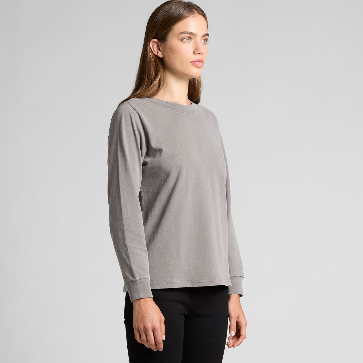 ascolour Women's Heavy Faded L/S Tee 4083