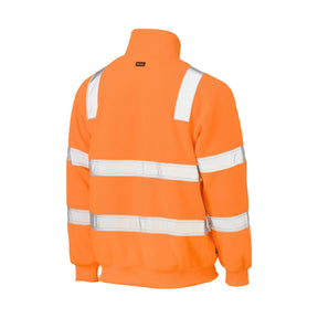 Bisley Taped Hi Vis Rail Polar Fleece Jumper BK6816T