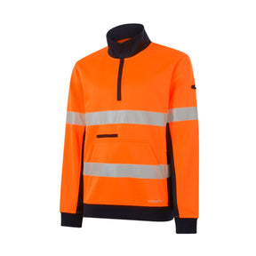 KingGee Hi Vis Reflective 1/4 Zip Fleece K55040