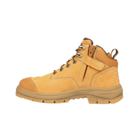 Oliver AT55 Series 130mm Wheat Zip Sided Safety Boot 55330Z