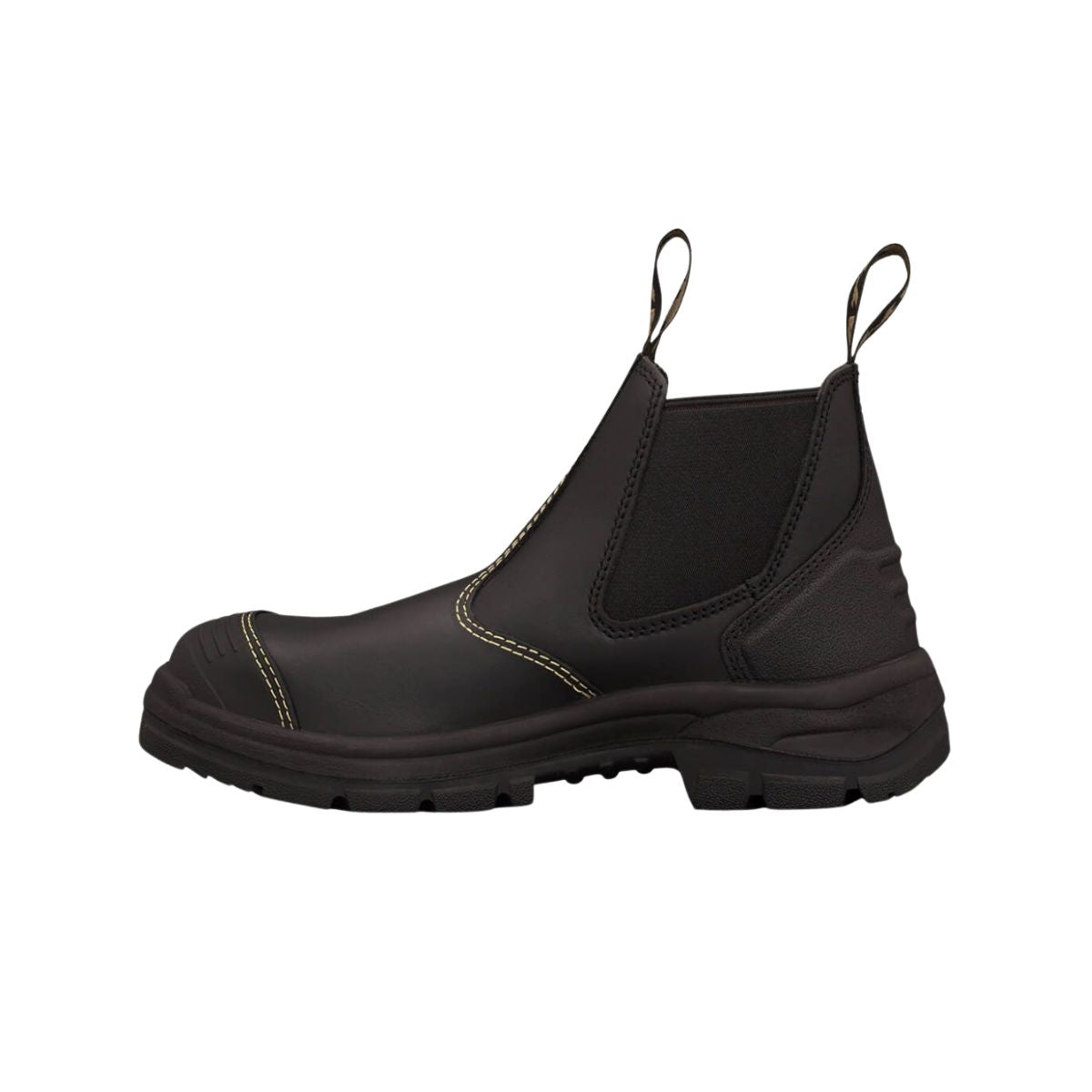 Oliver AT55 Series Black Elastic Sided Slip On Safety Boot 55320