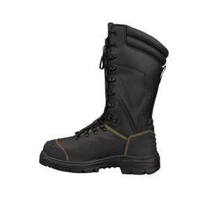 Oliver AT65 Series 350mm Black Laced In Zip Mining Safety Boot 65791