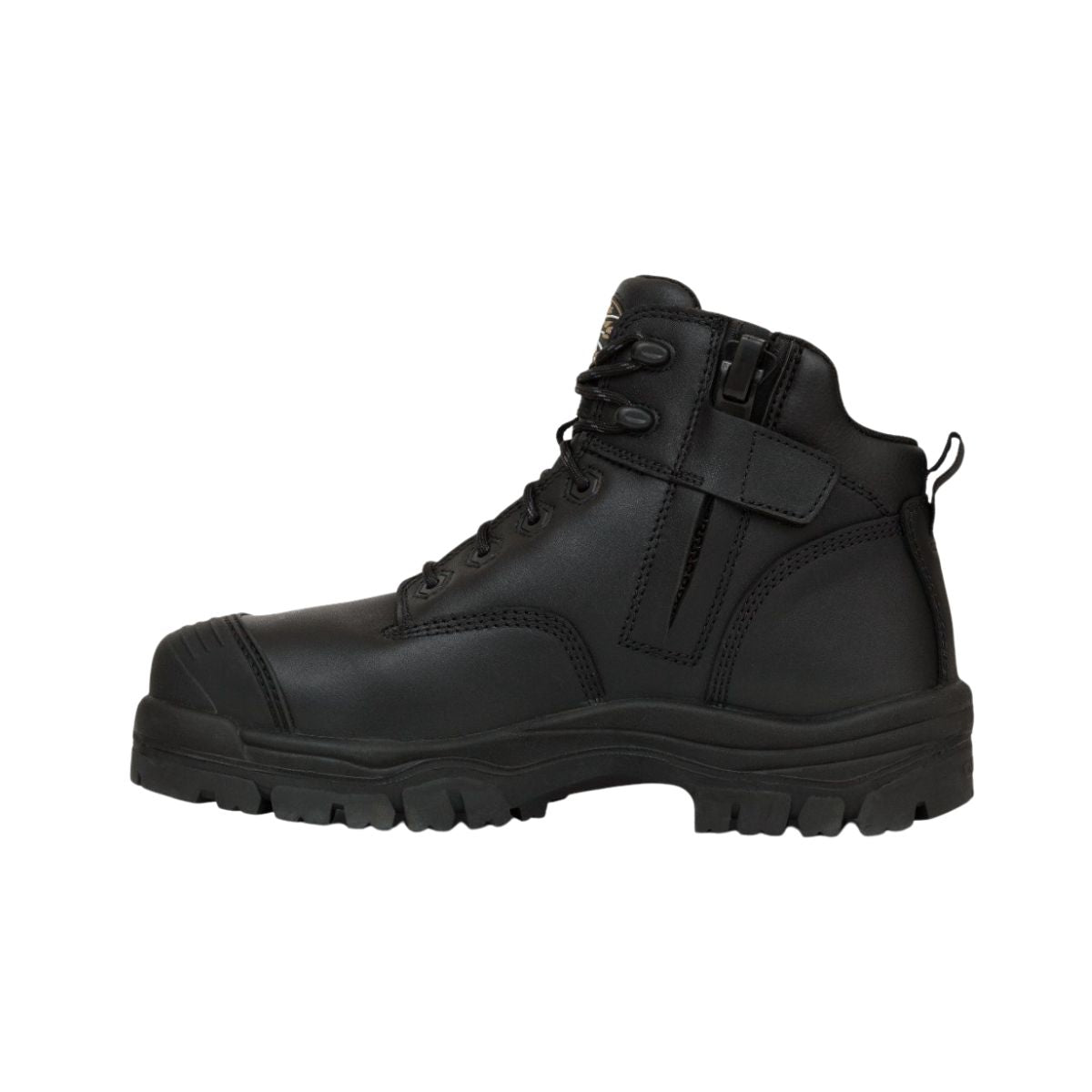 Oliver AT45 Series 130mm Black Zip Sided Safety Boot 45640Z