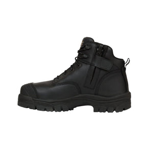 Oliver AT45 Series 130mm Black Zip Sided Safety Boot 45640Z