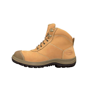 Oliver WB34 Series Wheat Zip Sided Lace Up Safety Boot