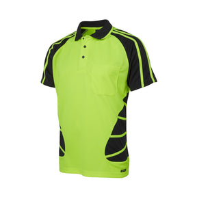 JB's Wear Hi Vis Short Sleeve Spider Polo 6HSP