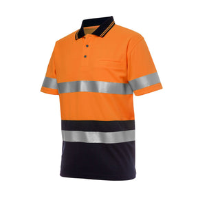 Hi Vis Traditional Polo Shirt S/S - Size L -  6HVST