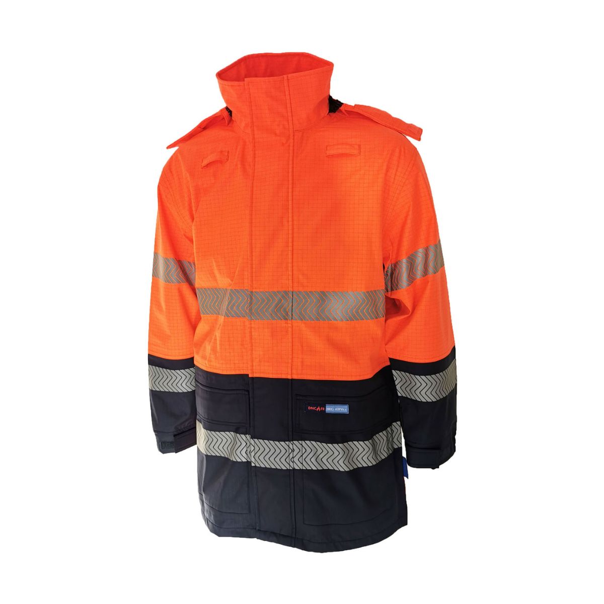 DNC Inherent Flame Retardant PPE2 Segmented Tape  Rain Jacket 3467