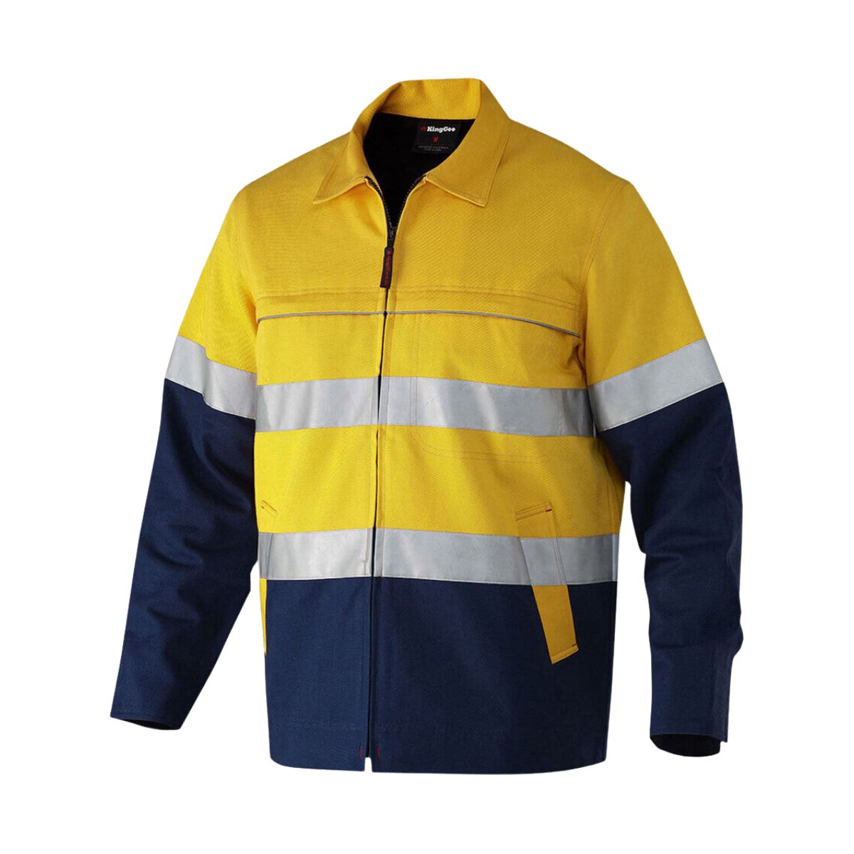 KingGee Originals Hi-vis Reflective Cotton Drill Work Jacket K55905